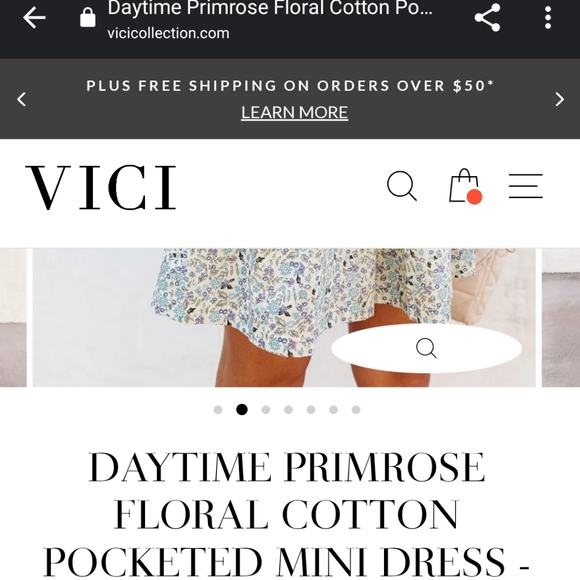 Vici Pocketed Primrose Ruffle Floral Dress Small - Picture 2 of 16